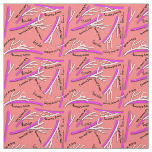 Tela Venas y arterias vasculares rosadas