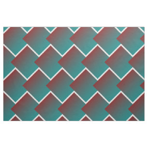 Tela Ventanas en blanco burdeos verde azulado