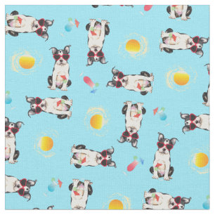 Tela Verano Boston Terrier
