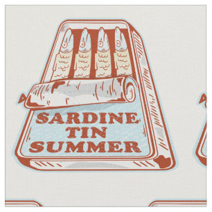Tela Verano de estaño sardino
