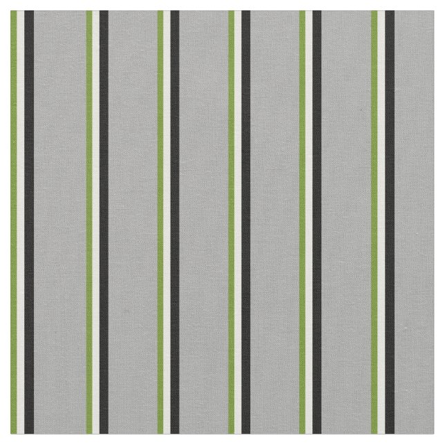 Tela Verde, amarillo claro, negro y gris oscuro (De cerca)