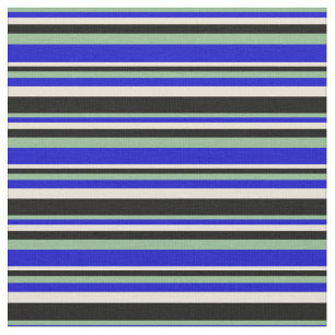 Tela Verde, azul, bizcocho y negro del mar oscuro