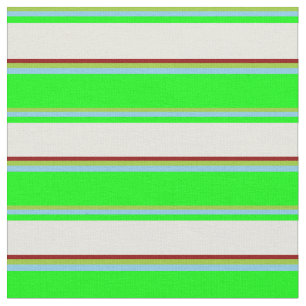 Tela Verde, azul cielo, anime, beige y color rojo oscur