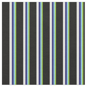 Tela Verde, azul cielo, azul medianoche, crema de menta
