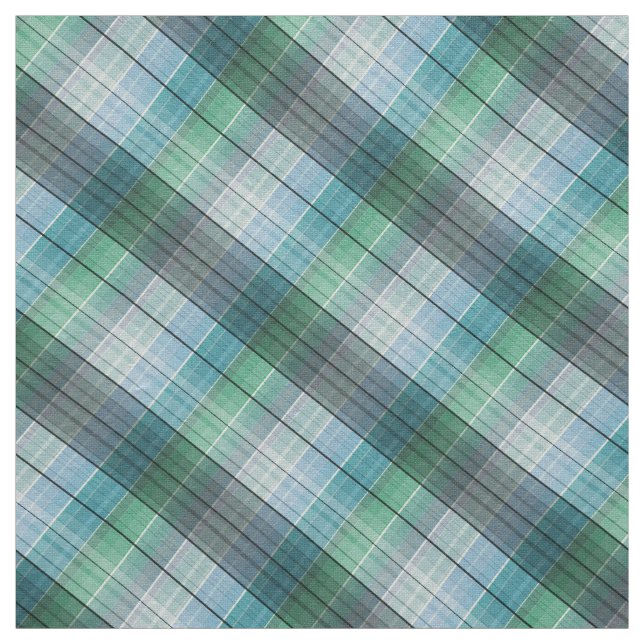 Tela Verde azul en la jaula. (Retal)