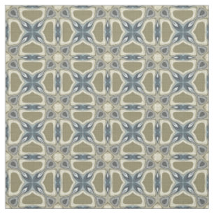 Tela Verde Azul Gris Ocra Cadera Oriente Patrón