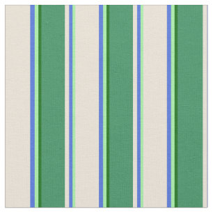 Tela Verde, azul real, bizcocho, verde marino y verde o
