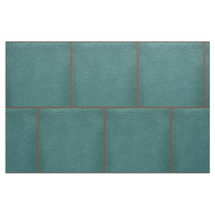 Tela Verde azulada Occidental De Cuero Faux 9" Par