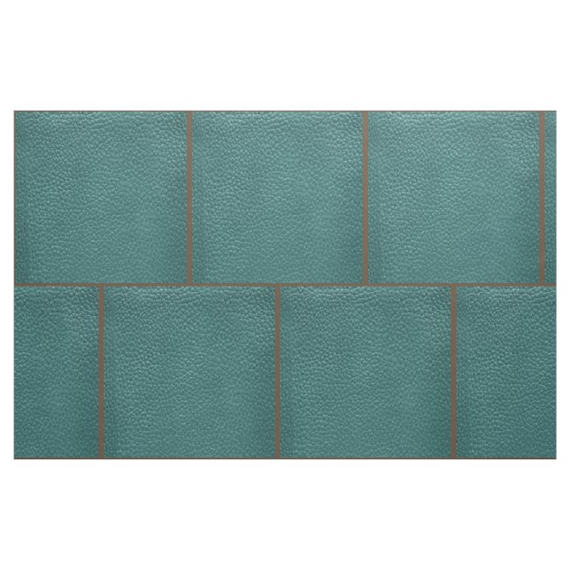Tela Verde azulada Occidental De Cuero Faux 9" Par ("Cuarto gordo" (fat quarter))