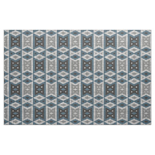 Tela Verde azulado Blue Gray Black Ecléctic Ethnic Look