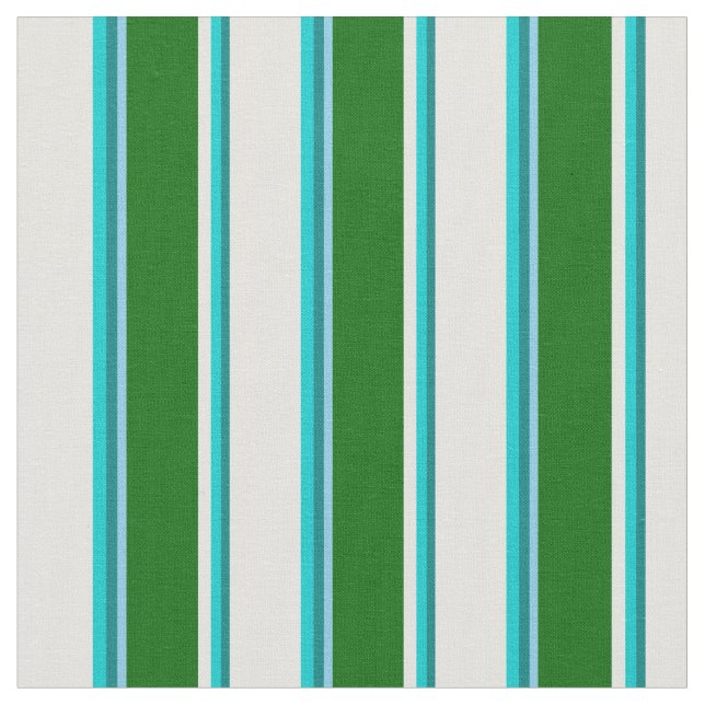 Tela Verde azulado, turquesa, cian claro, verde oscuro  (De cerca)