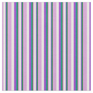 Tela Verde, cian oscuro, orquídea oscura, crema de ment