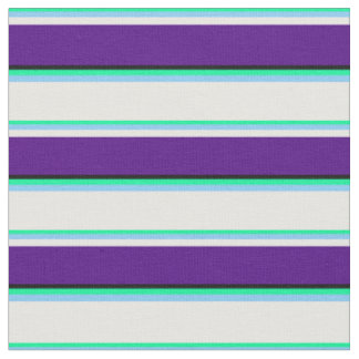 Tela Verde, cielo claro azul, blanco, índigo y negro