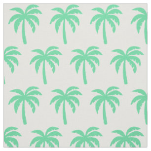 Tela verde clara de la palmera