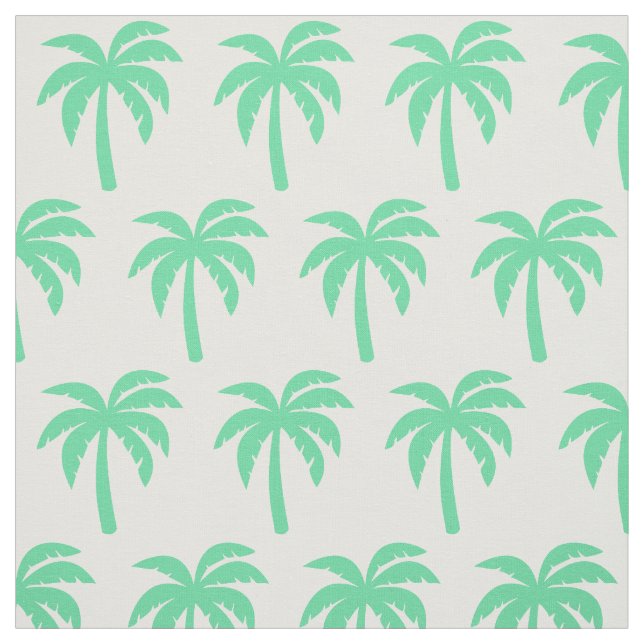 Tela verde clara de la palmera (Retal)