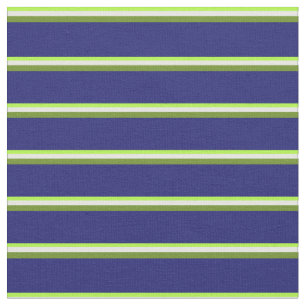 Tela Verde claro, crema de menta, verde y azul oscuro