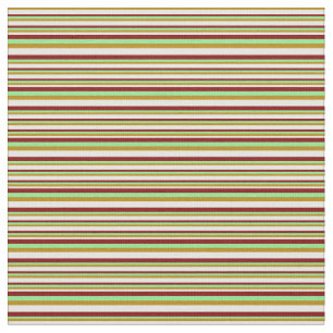 Tela Verde claro, marrón, blanco y dorado oscuro