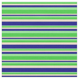 Tela Verde claro, verde limón, azul y blanco