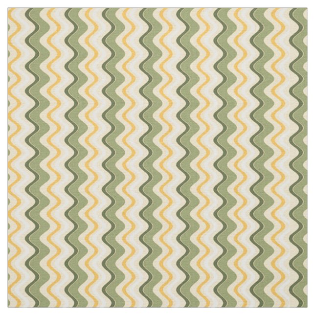 Tela verde de oro de Chevron solar vertical (Retal)