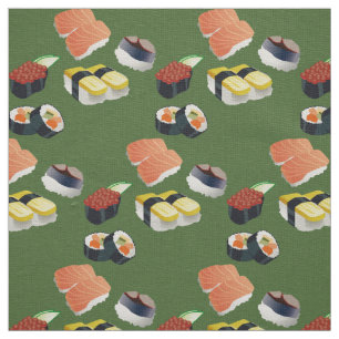 tela verde de sushi japón