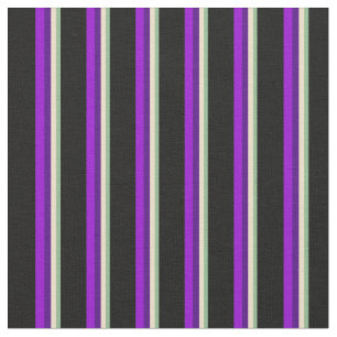 Tela Verde del Mar Oscuro, Tan, Índigo, Violeta Oscura 