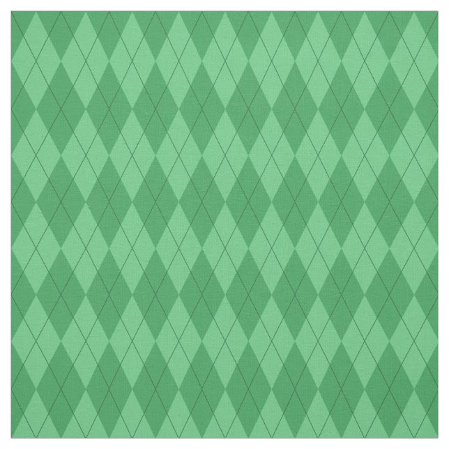 Tela verde del modelo de Argyle (Retal)