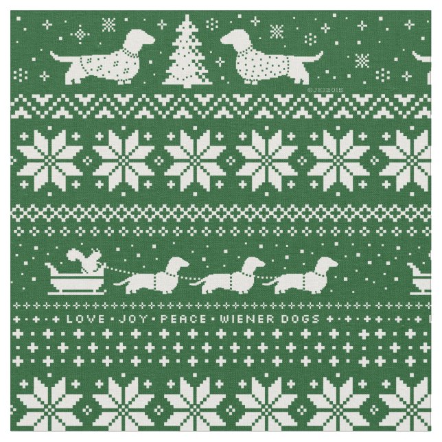 Tela Verde del modelo del suéter del navidad de los (De cerca)