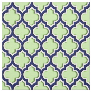 Tela Verde del pistacho, marroquí Quatrefoil #5DS de l