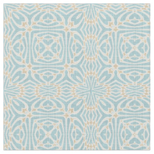 Tela Verde Espuma de Mar Gris Beige Marrón Patrón Batik
