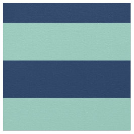 Tela Verde geométrico de Seafoam y rayas de la marina