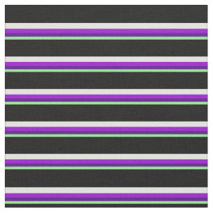 Tela Verde, Índigo, Violeta Oscura, Cián Ligero y Negro