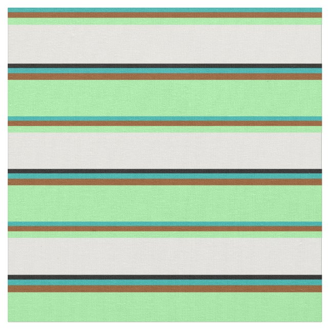 Tela Verde, marrón, verde, blanco y negro (De cerca)