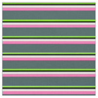 Verde, negro, amarillo, rosa caliente y gris pizar