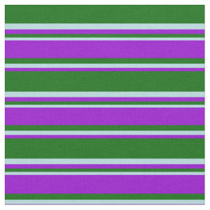 Tela Verde oscuro, violeta oscuro y líneas azules en po