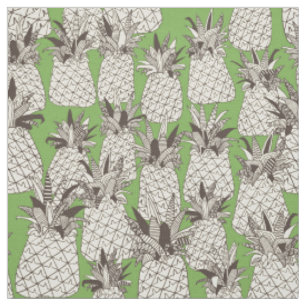 Tela verde palma de piña
