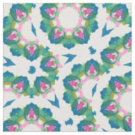 Tela Verde pastel y rosa