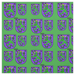 Tela verde púrpura del escudo de armas del St.