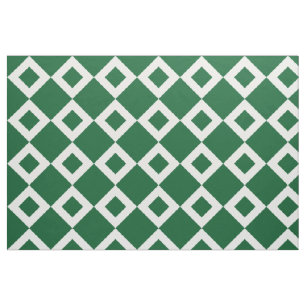 Tela verde y blanca geométrica del modelo del