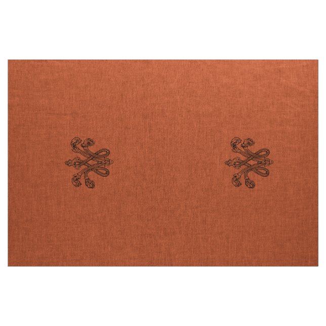 Tela Vermilion Marie Antoinette initial upholstery (Yarda)