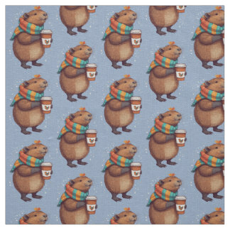 Tela Vestido con escarcha Capibara Siendo Café Tee