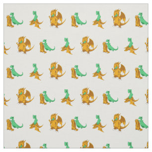 Tela "Vestido para el éxito" del lagarto al dragón