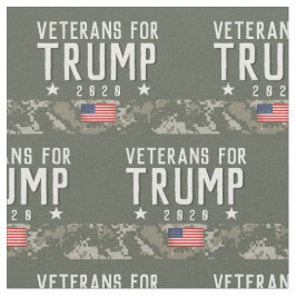 Tela Veteranos de Trump 2020 para Trump Camo