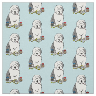 Tela Veterinario Oveja Inglés Gray 1 Cute Vet