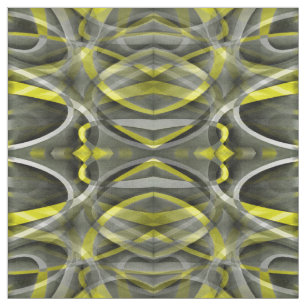 Tela Vibraciones de los ochenta Narciso Amarillo y Gris