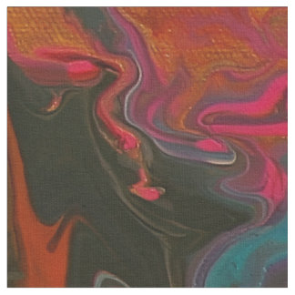 Tela Vibrante Rock Mineral Flow Paint Art