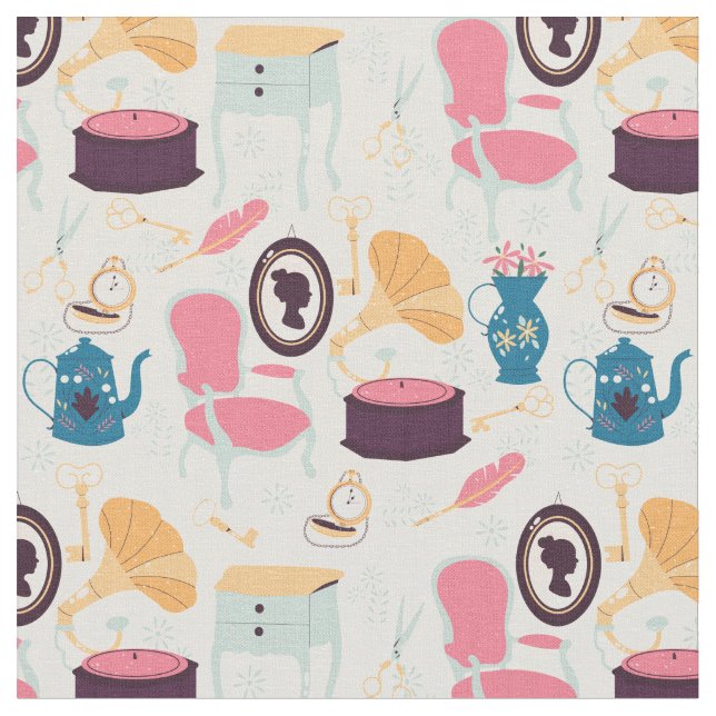 Tela victoriano del antiguo fonógrafo gramófono cameo (De cerca)