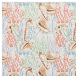 Tela Vida marina, submarino colorido