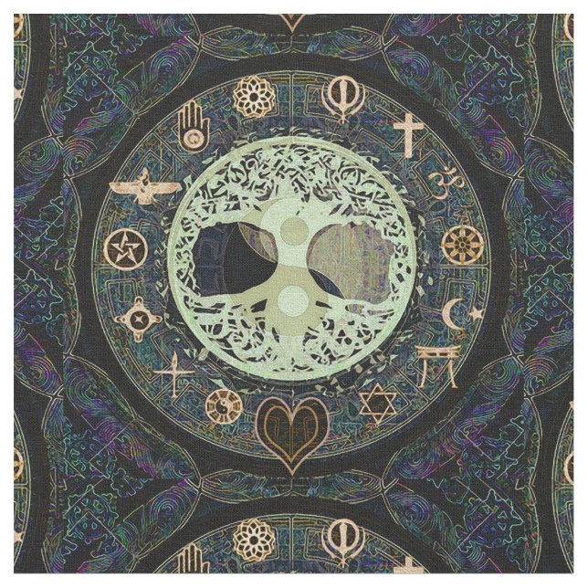 Tela Vida pacífica (De cerca)