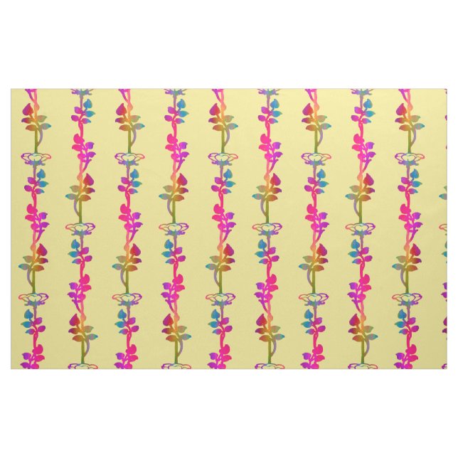 Tela Vides Flameantes de Verano ("Cuarto gordo" (fat quarter))