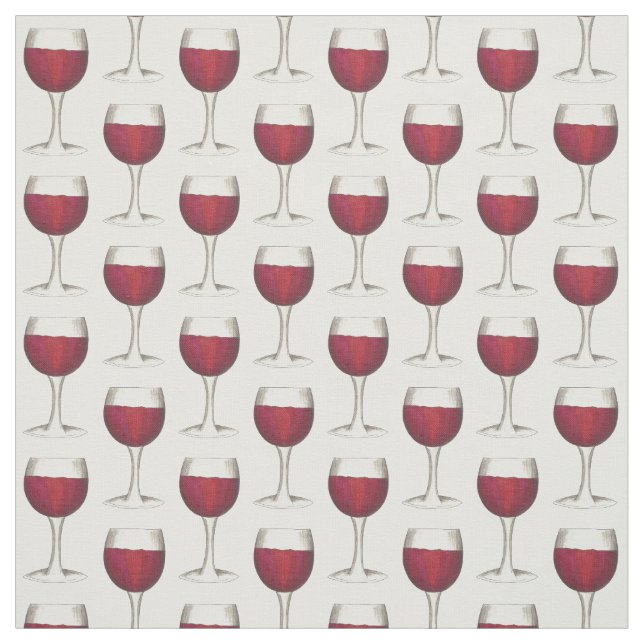 Tela Vidrio rojo degustando Merlot de bodega bebeberant (Retal)